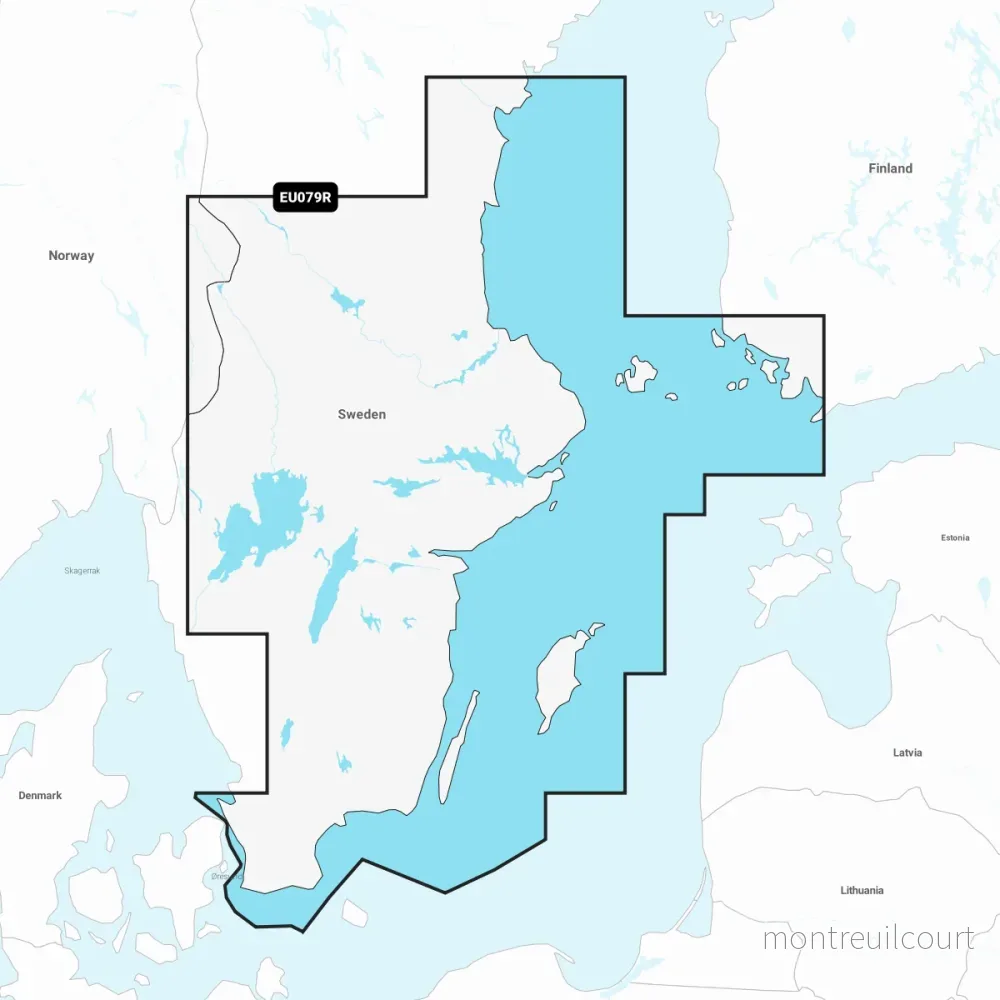 Garmin Navionics+ NSEU079R – Sverige, sydost (Sweden, South – East) Pre-loved
