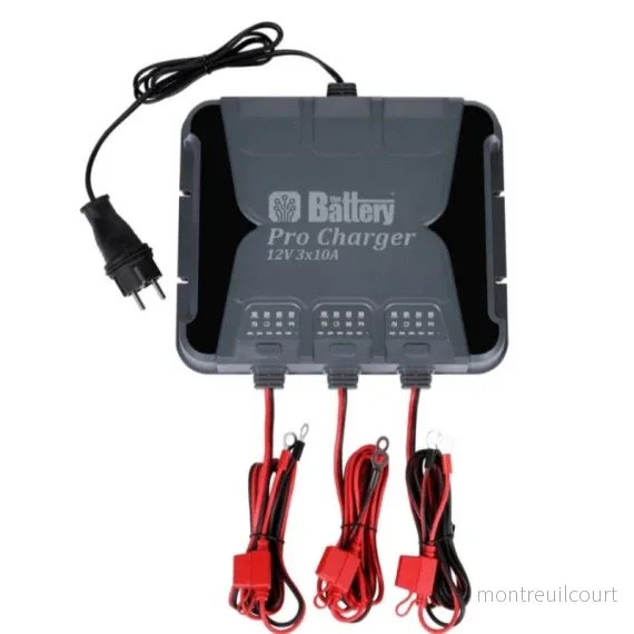 The battery Pro Charger 12V 3x10A IP68