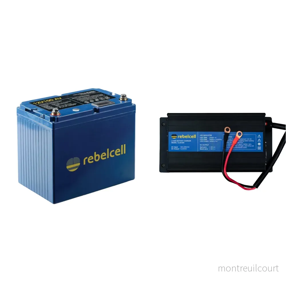 Rebelcell 12V100 AV li-ion Battery med Rebelcell 35A laddare Rebelcell 12V100 AV li-ion Battery med Rebelcell 35A laddare