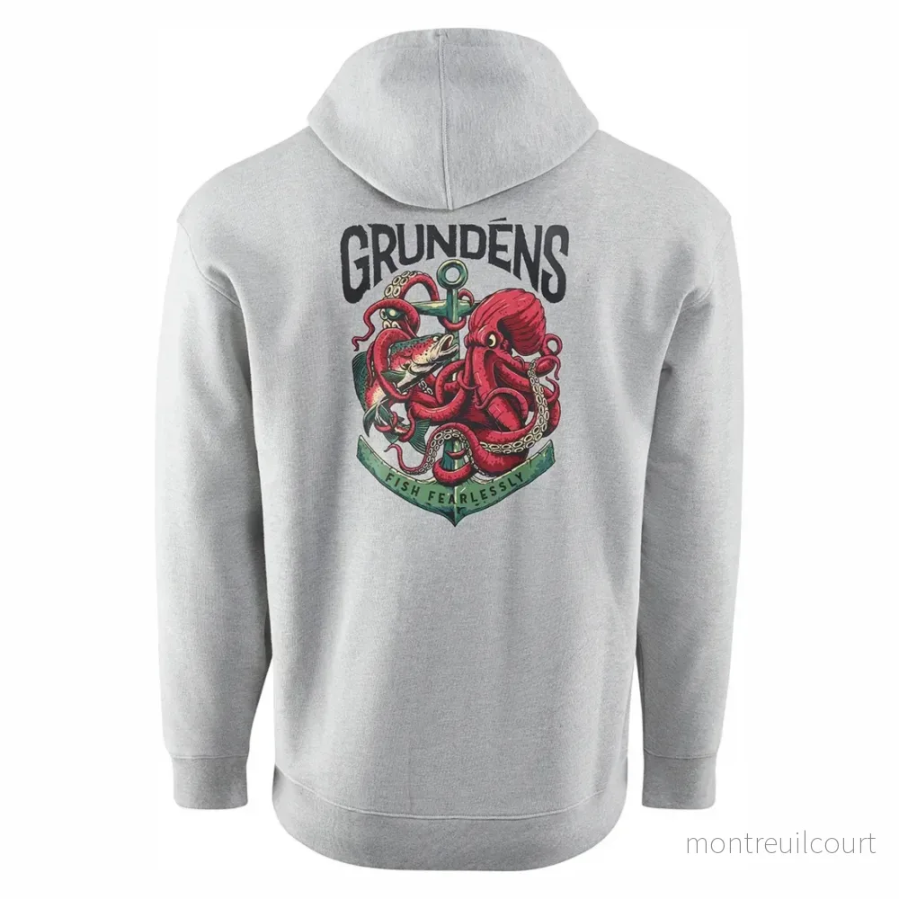 Grundéns Displacement DWR Hoodie Octo-Trout Athletic Heather
