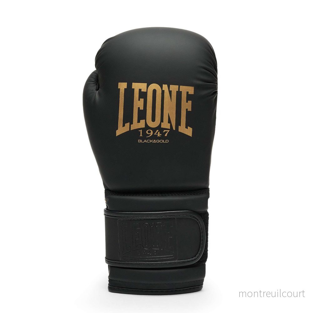 Leone 1947 Svart & Guld Boxningshandskar GN059D - Bild 2