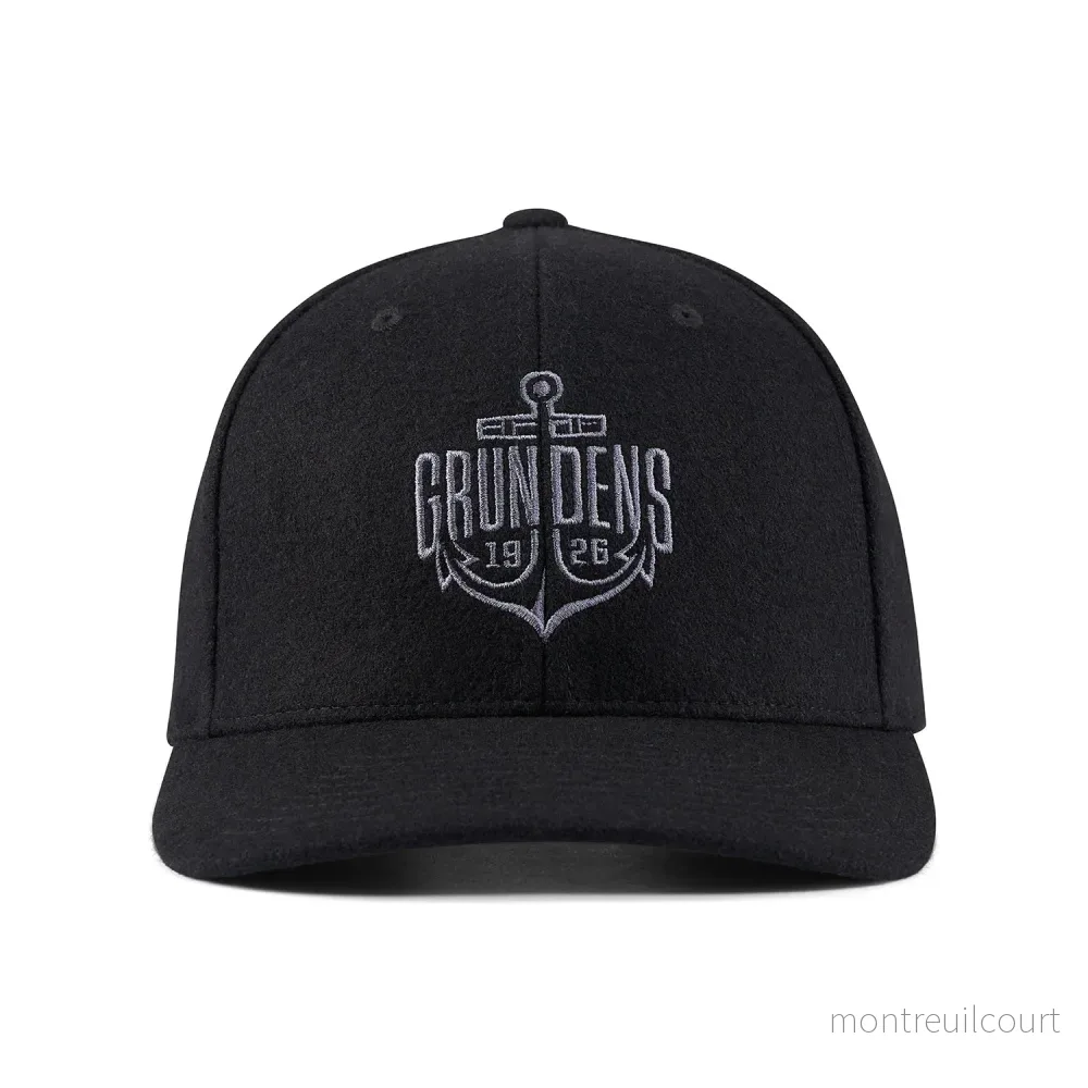 Grundéns Logo Anchor Wool Trucker