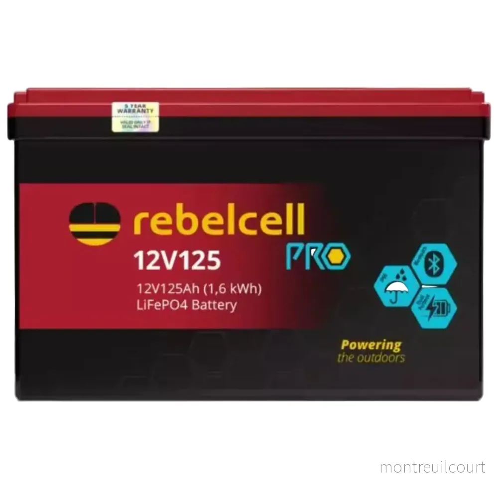 Rebelcell 12V125 Pro LiFePO4 Batteri Rebelcell 12V125 Pro LiFePO4 Batteri