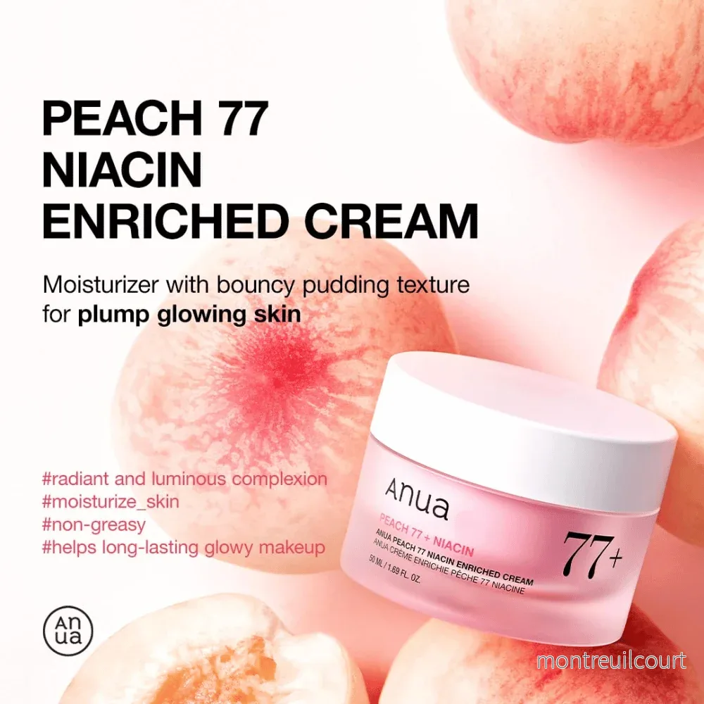 Anua Peach 77% Niacin Enriched Cream 50ml - Bild 2