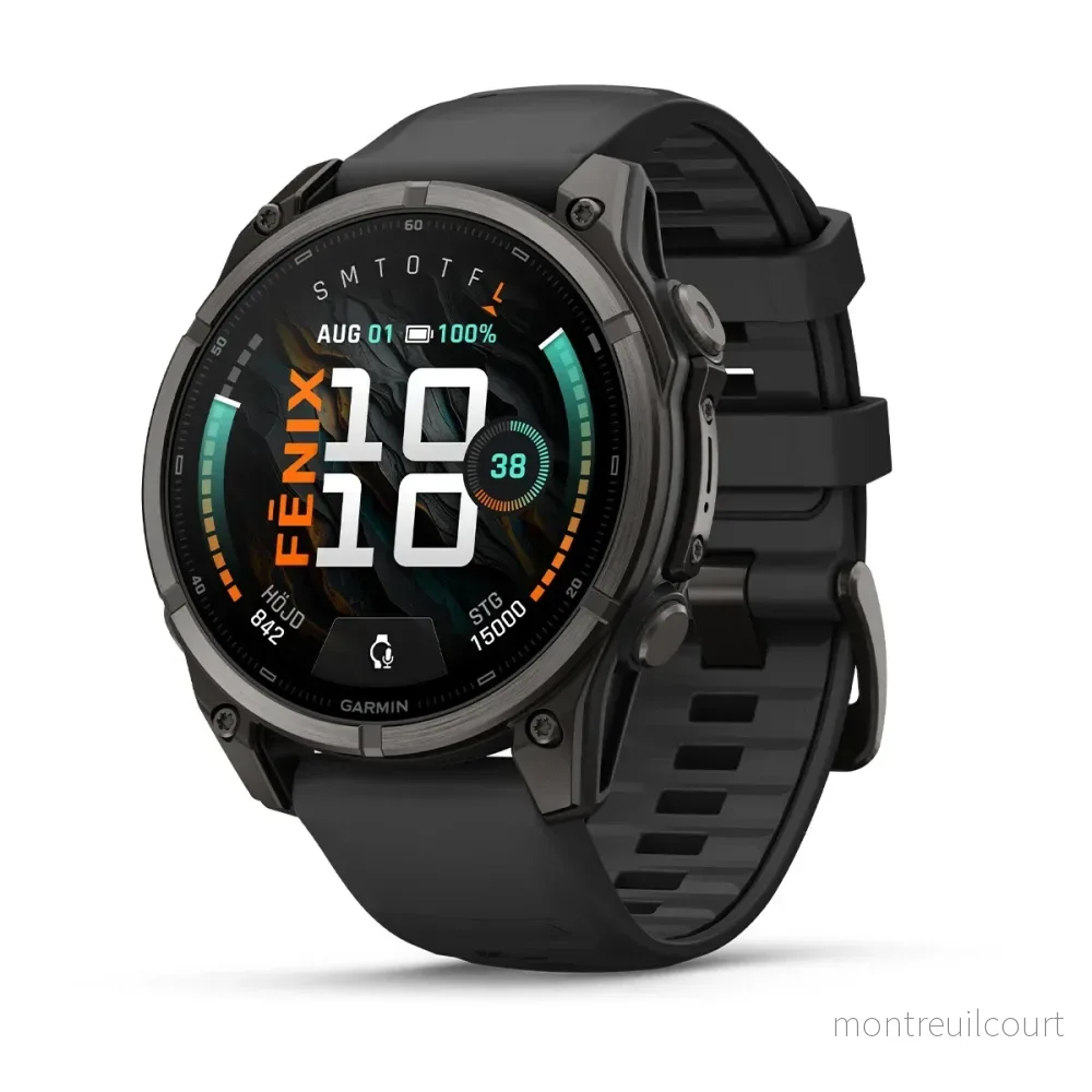 Garmin fēnix 9 – AMOLED 47 mm Sapphire Carbon Gray DLC Titanium Garmin fēnix 9 – AMOLED 47 mm Sapphire Carbon Gray DLC Titanium