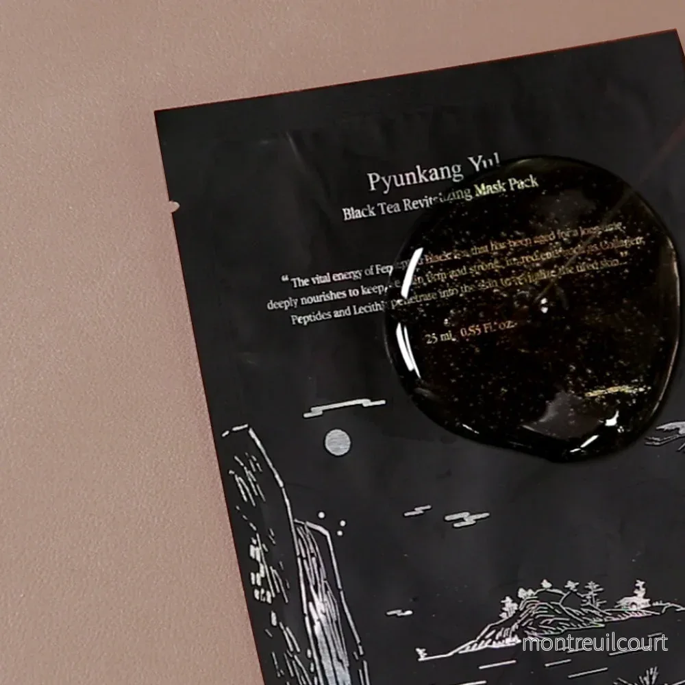 Pyunkang Yul Black Tea Revitalizing Mask Pack 10 st - Bild 3