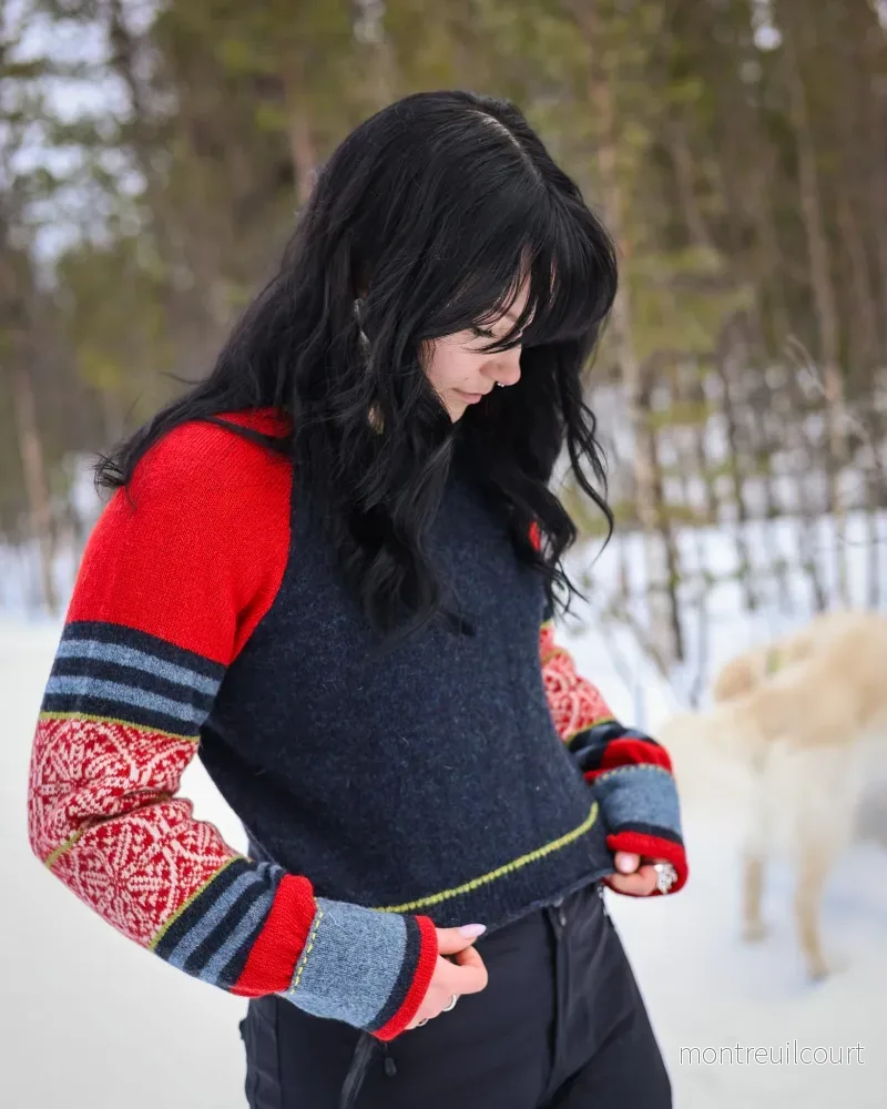 Elmina Fors Stickad jumper Livets frö S/M - Bild 2