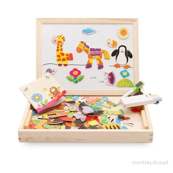 Montessori Ritbräda och Magnetpussel 2-i-1 - Bild 3