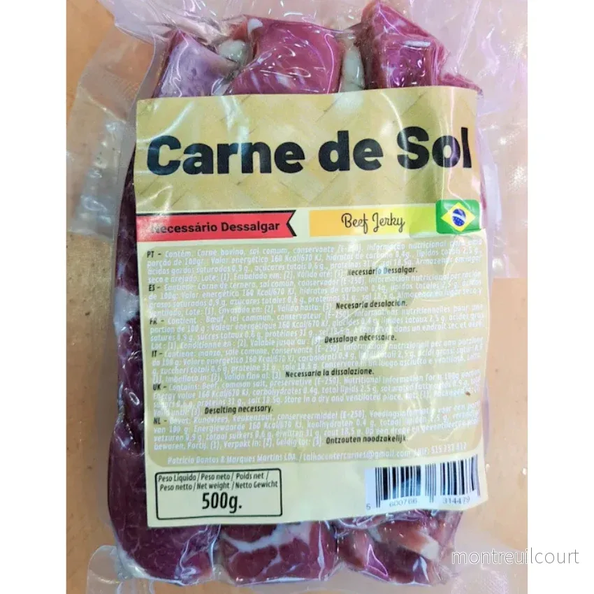 Carne de Sol / Sundryed Beef – Center Carnes (500g) Carne de Sol / Sundryed Beef – Center Carnes (500g)