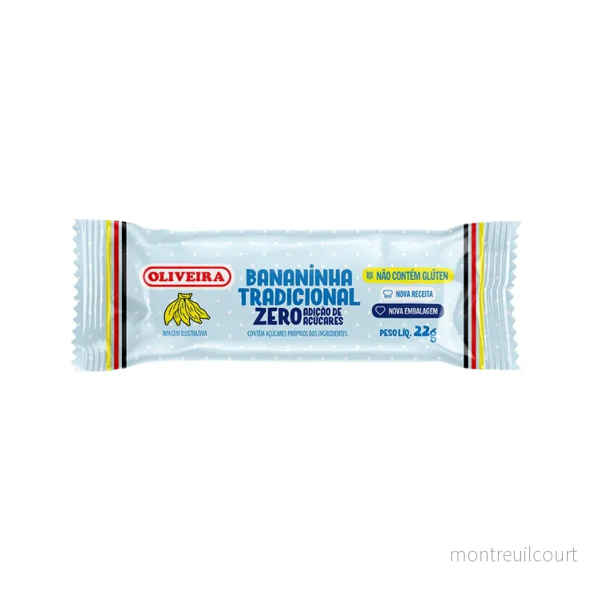 Bananinha Zero Açúcar / Banana Bar Zero Sugar – Oliveira (22g) Bananinha Zero Açúcar / Banana Bar Zero Sugar – Oliveira (22g)