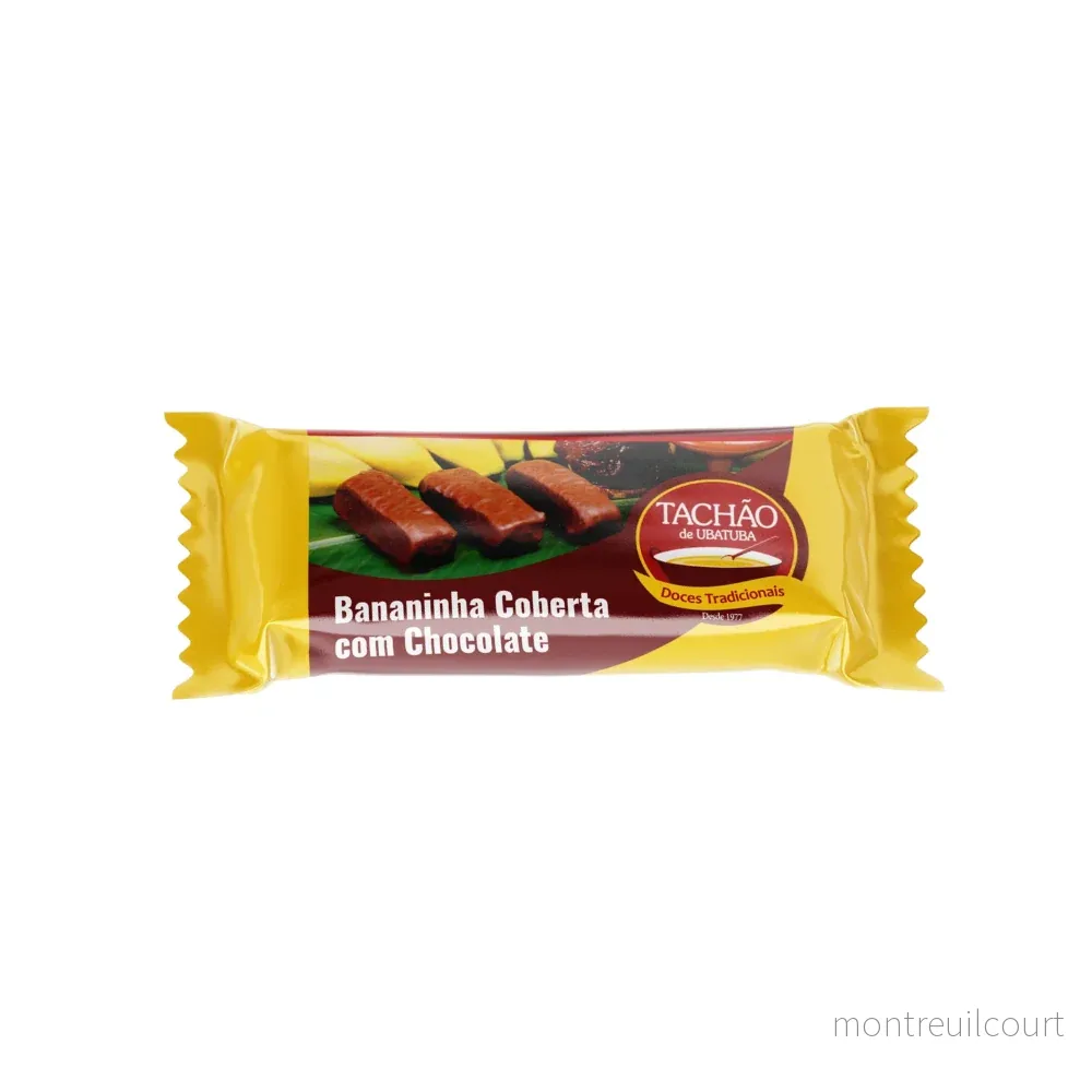 Bananinha Coberta com Chocolate / Chocolate-Covered Banana Sweet – Tachão de Ubatuba