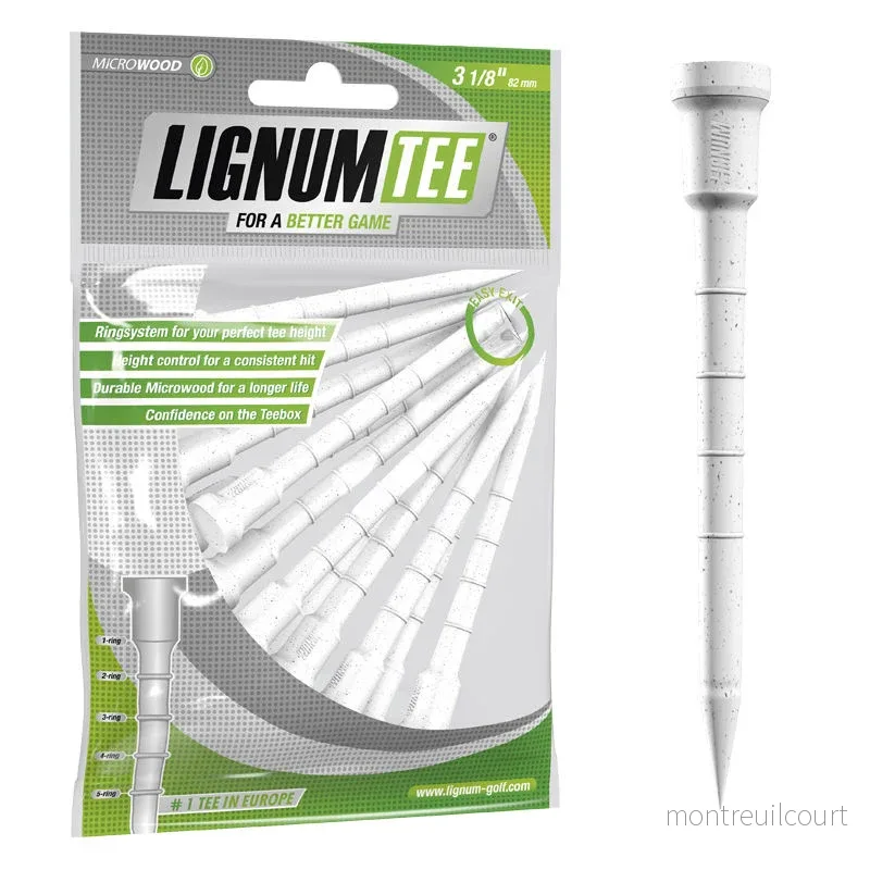 Peggar – Lignum Tee 82 mm 12-pack Vita Peggar – Lignum Tee 82 mm 12-pack Vita