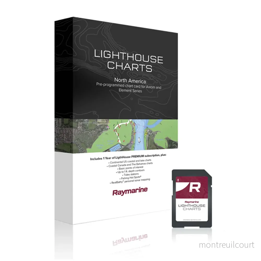 Raymarine Lighthouse sjökort över Västra Europa förladdat