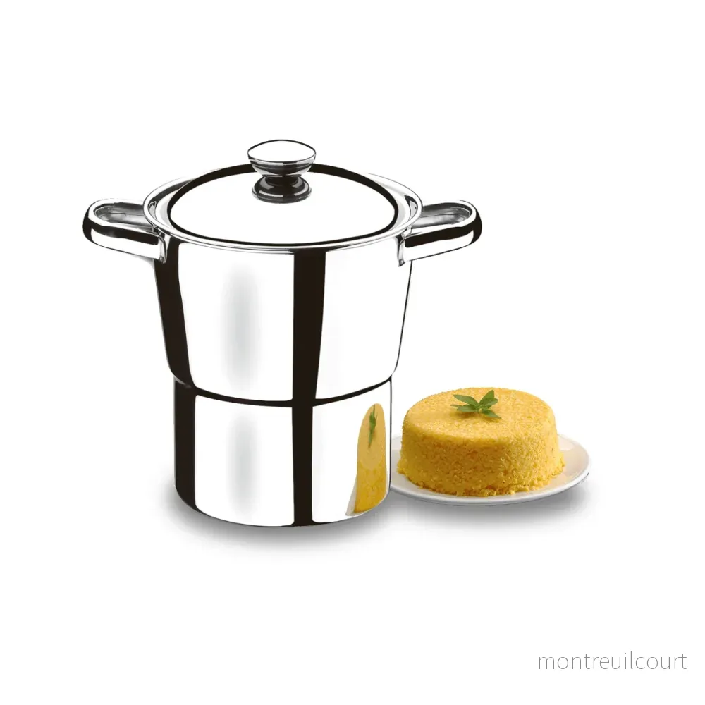 Cuscuzeira Lyon Aço Inox / Stainless Steel Couscous Steamer – Brinox (2 liters capacity) Cuscuzeira Lyon Aço Inox / Stainless Steel Couscous Steamer – Brinox (2 liters capacity)