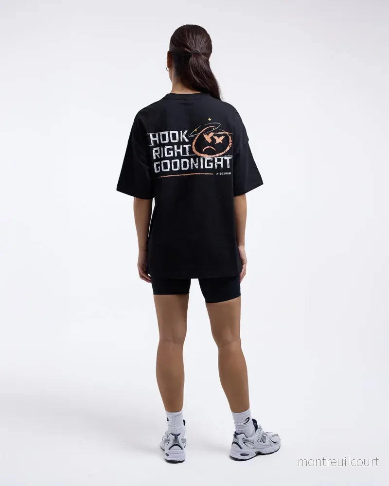 Hook Right Goodnight Oversized T-shirt - Svart - Bild 3