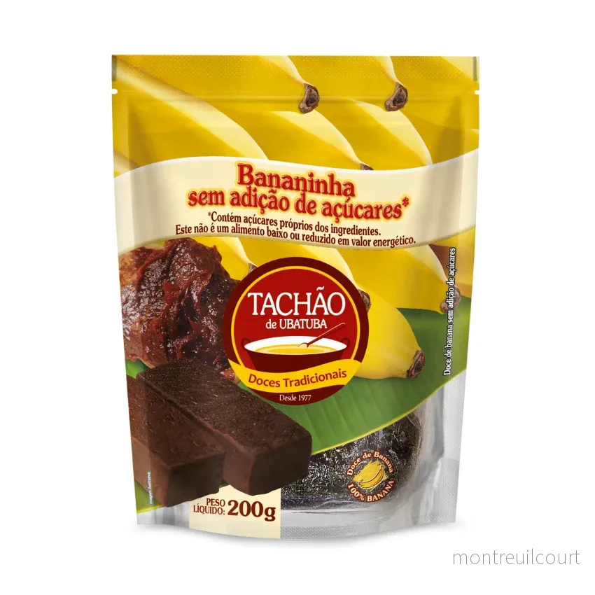 Bananinha Zero Açúcar / Banana Candy Zero Sugar – Tachão (200g)