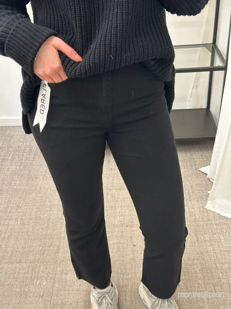 COSY HOUSE – FLARED JEANS – BLACK Y6306A COSY HOUSE – FLARED JEANS – BLACK Y6306A