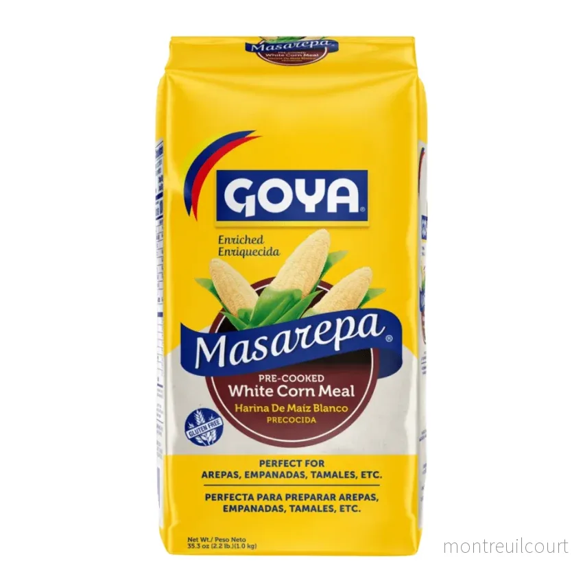 Harina de Maiz Blanco Precocida / Pre-Cooked White Corn Meal – Goya (1kg)