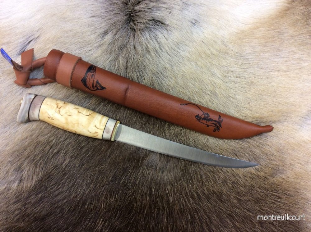 Filékniv 16 cm masurbjörk & renhorn Filékniv 16 cm masurbjörk & renhorn