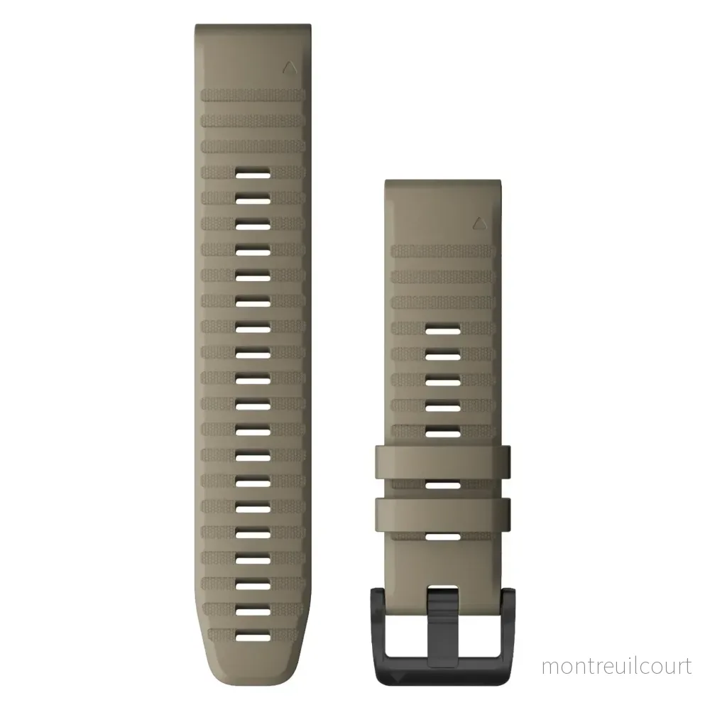 Garmin QuickFit® 22 klockarmband Mörk Sandstensfärgad Silikon Garmin QuickFit® 22 klockarmband Mörk Sandstensfärgad Silikon