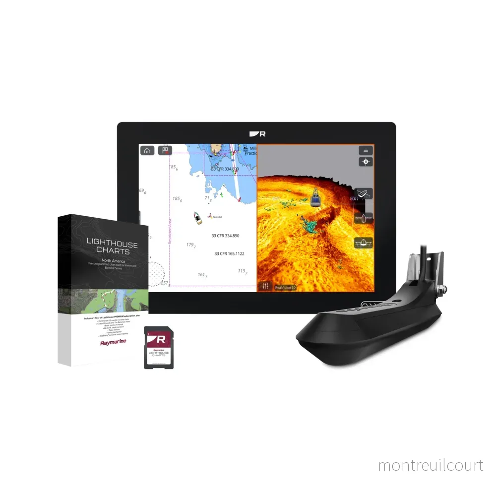 Raymarine AXIOM+ 12 RV – 12″ MFD med integrerad RealVision 3D och 600W sonar, RV-100 givare Raymarine AXIOM+ 12 RV – 12″ MFD med integrerad RealVision 3D och 600W sonar, RV-100 givare