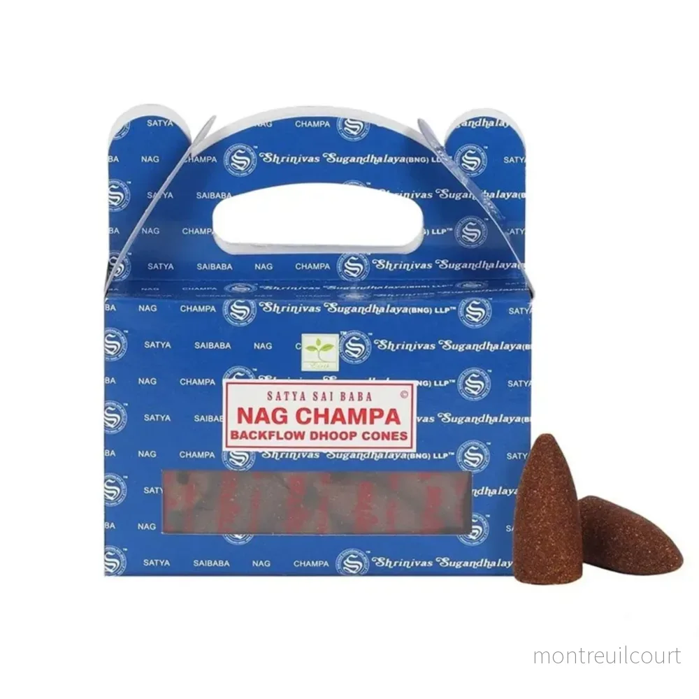 Backflow rökelsekoner – Nag Champa 24-pack