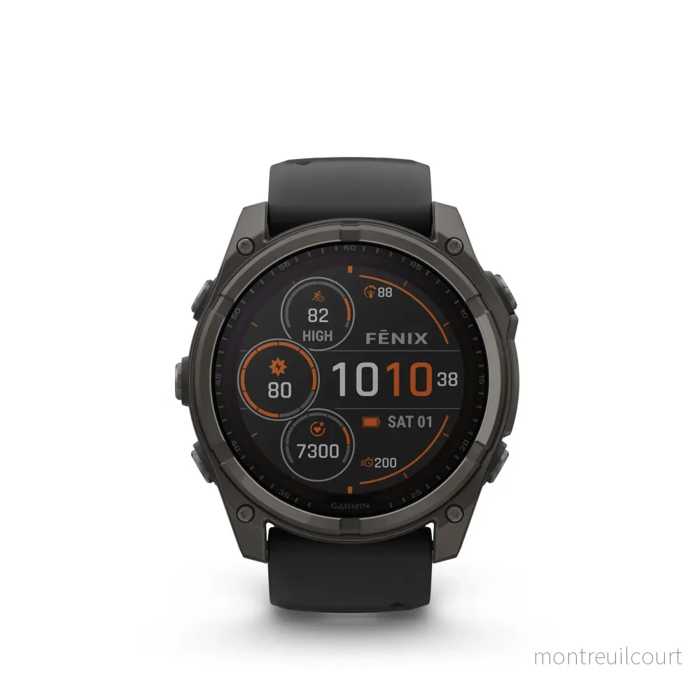 Garmin fenix 8 – Solar Sapphire 51 mm Carbon Gray DLC Titanium - Bild 2