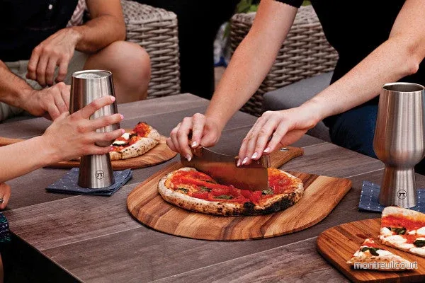 Pizzaskärare rostfri vagga Pizzaskärare rostfri vagga