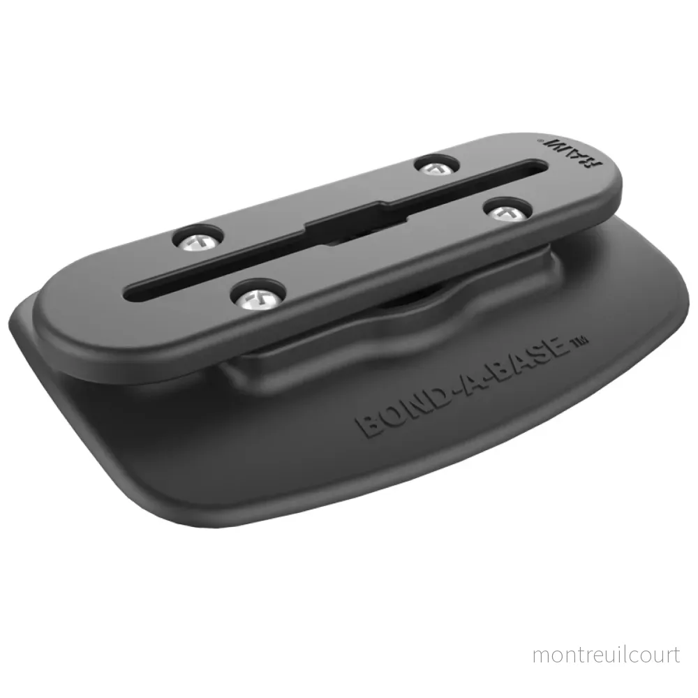 RAM Mounts Black Bond-A-Base W Tough-Track RAM Mounts Black Bond-A-Base W Tough-Track