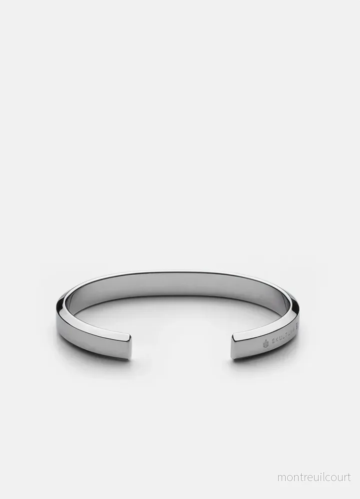 Icon Cuff - Silver Plated - Large
