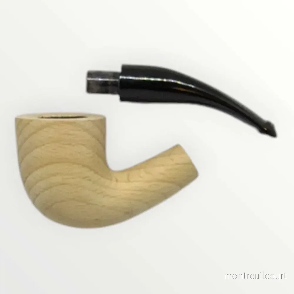 Pipa Naturell – Obehandlad Träpipa i Modell Bent Dublin (140mm) - Bild 3