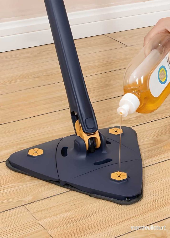 SmartMop 360 – roterande mopp med självrengöring och justerbart handtag - Bild 2