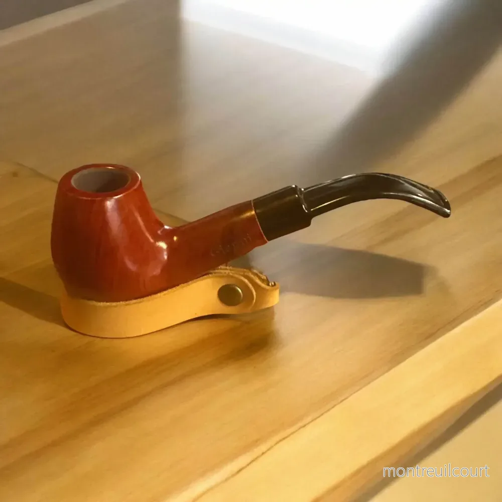 Gianni Bent Apple Böjd Pipa i Briar – Klassisk Skönhet och Utmärkt Komfort - Bild 3