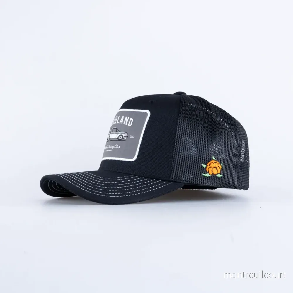 SQRTN Racing Trucker Keps - Hooked Black - Bild 2
