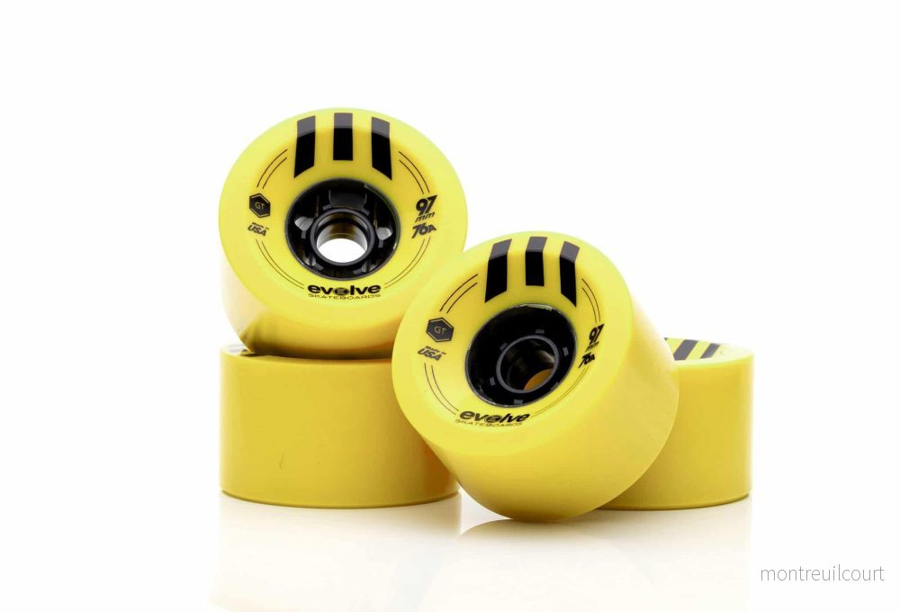 Evolve Skateboards GTR 97mm-hjul - Gul