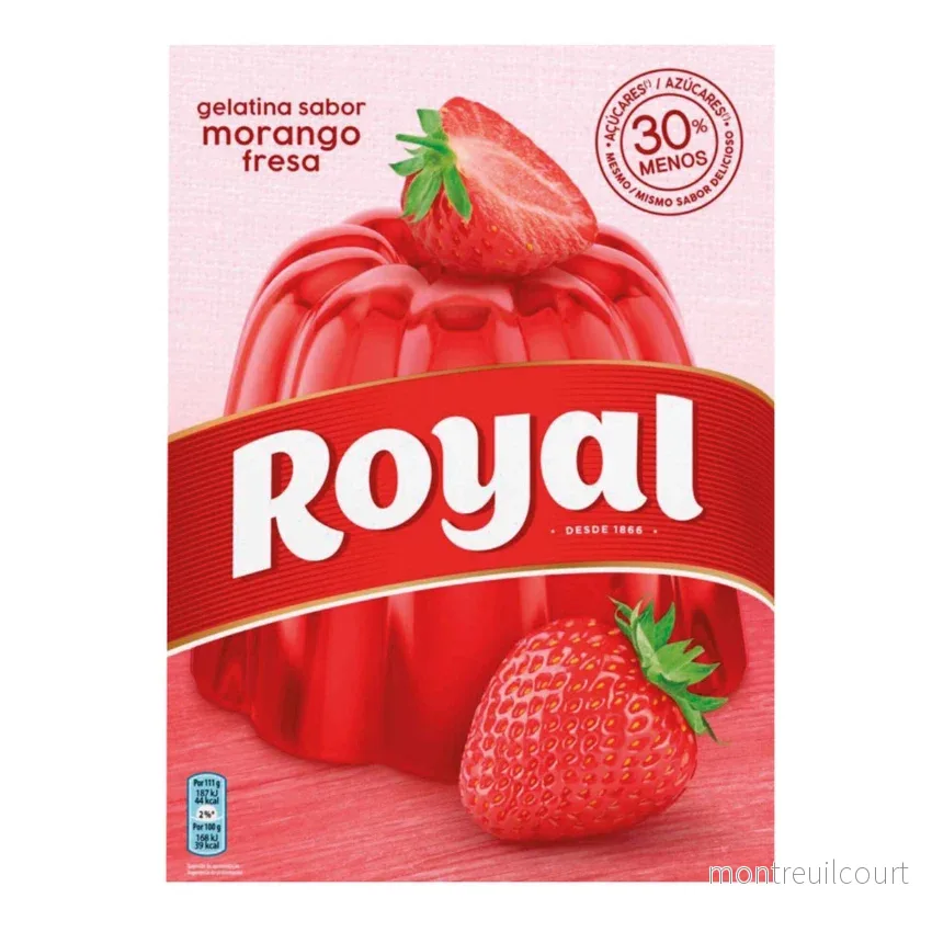 Gelatina Morango / Strawberry Gelatin – Royal (114g – 2x57g)