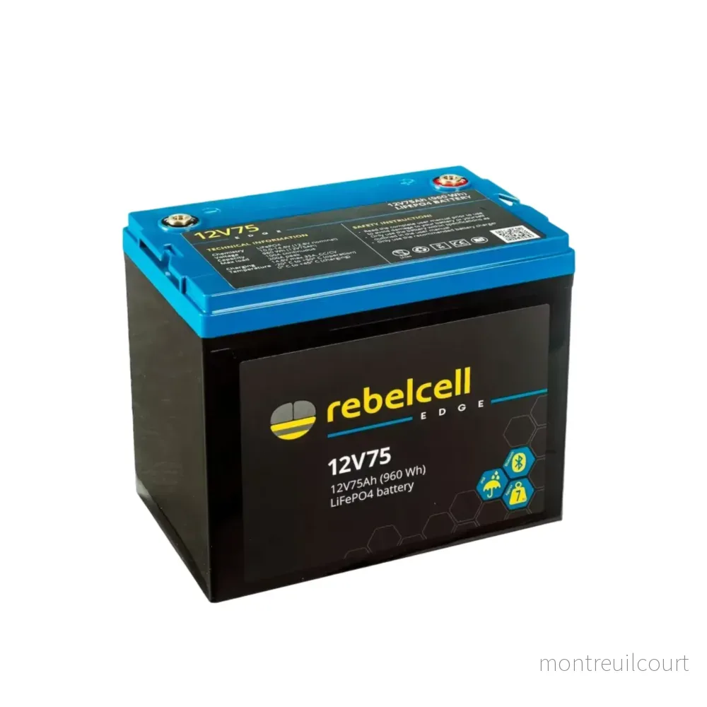 Rebelcell 12V75 EDGE LiFePO4 Batteri Rebelcell 12V75 EDGE LiFePO4 Batteri