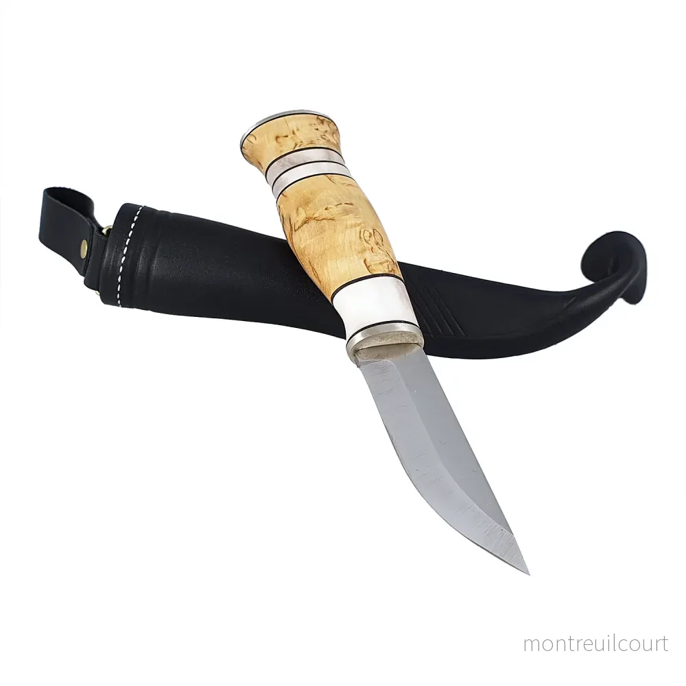 Kniv 7,5 cm masurbjörk & renhorn