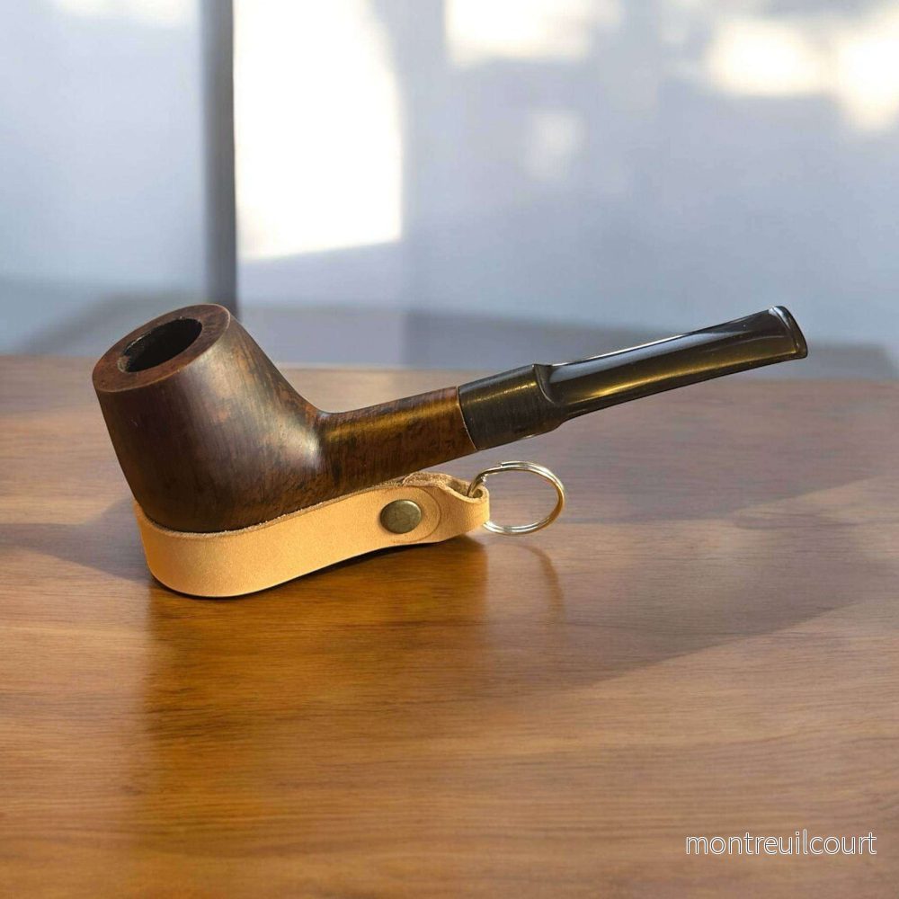 Brandy Träpipa – Walnut Brown Matte |RakTobakspipa i Klassisk Design