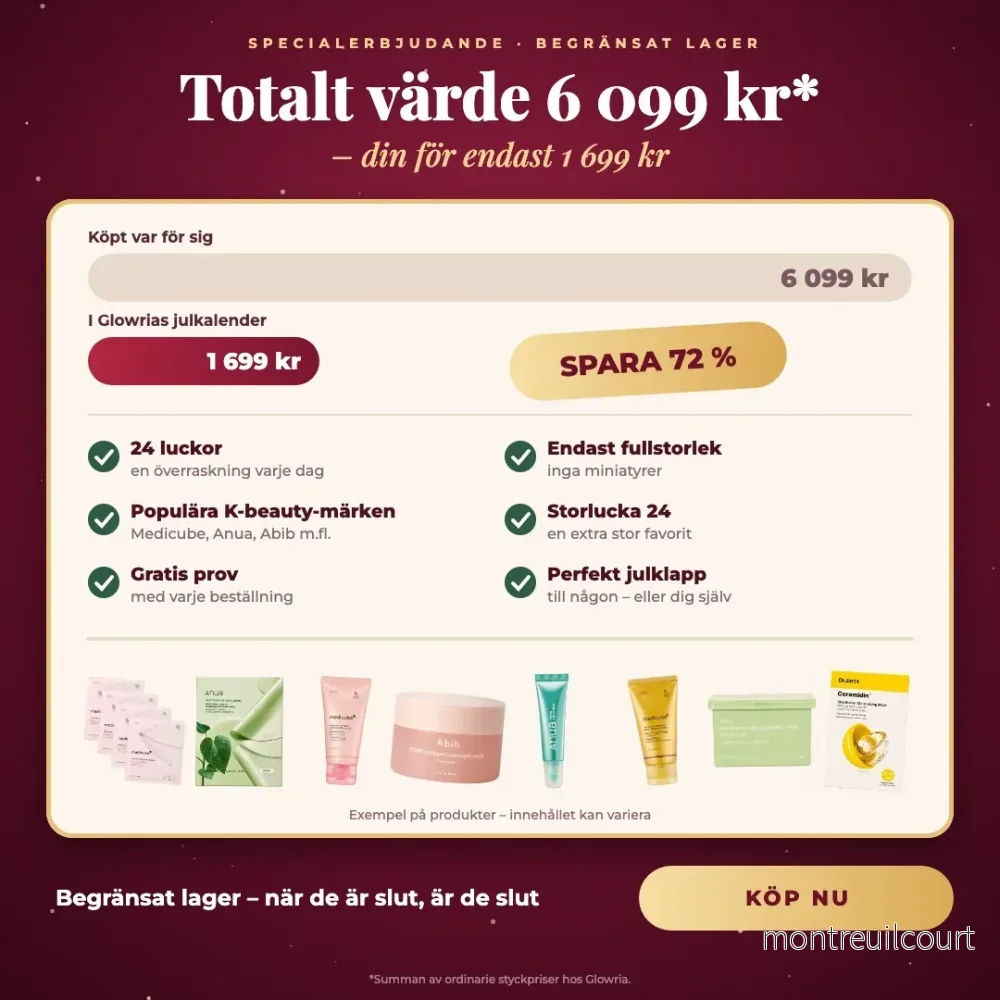 K-beauty Julkalender 2026 – 24 luckor ansiktsmasker & läppvård - Bild 2