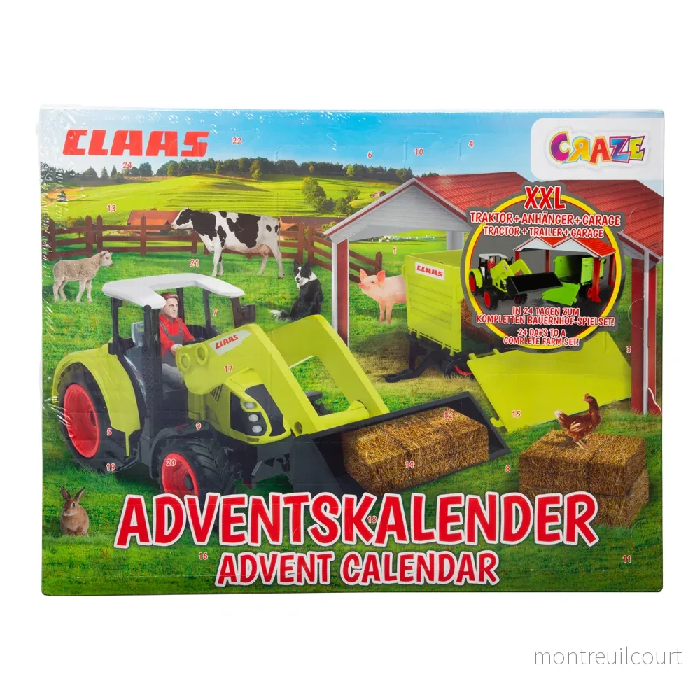 Adventskalender bondgård CLAAS