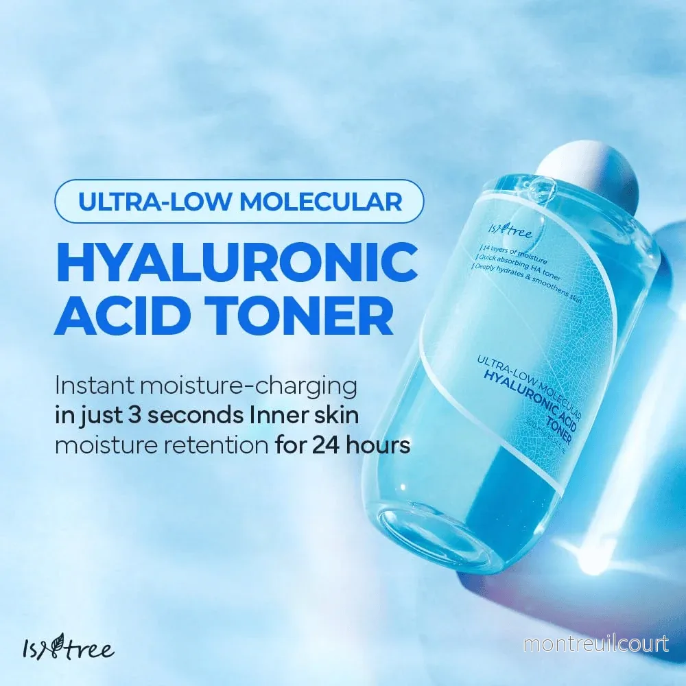 Isntree Ultra-Low Molecular Hyaluronic Acid Toner 300ml - Bild 2
