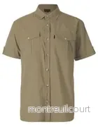 Pinewood Safari S/S Shirt sandfärgad Pinewood Safari S/S Shirt sandfärgad