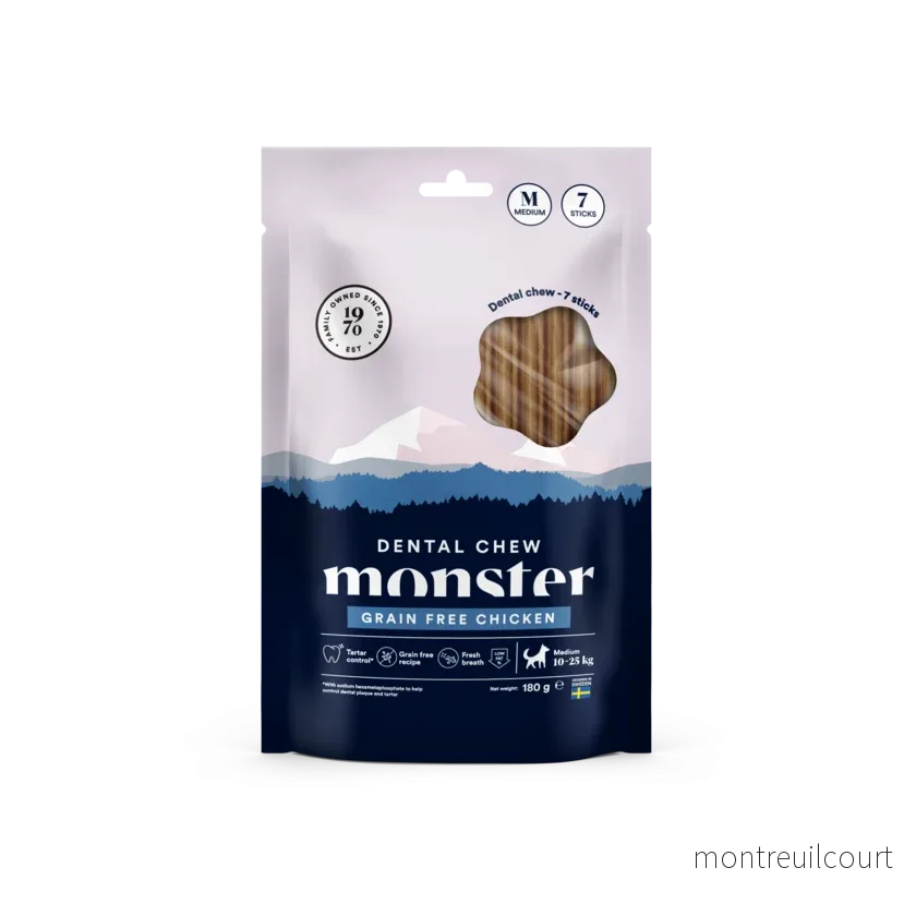 Monster Dog Dental Chew Grain Free Chicken