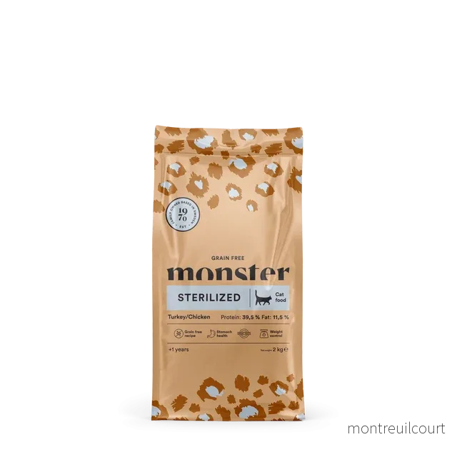 Monster Cat Grain Free Sterilized Turkey & Chicken - Bild 2