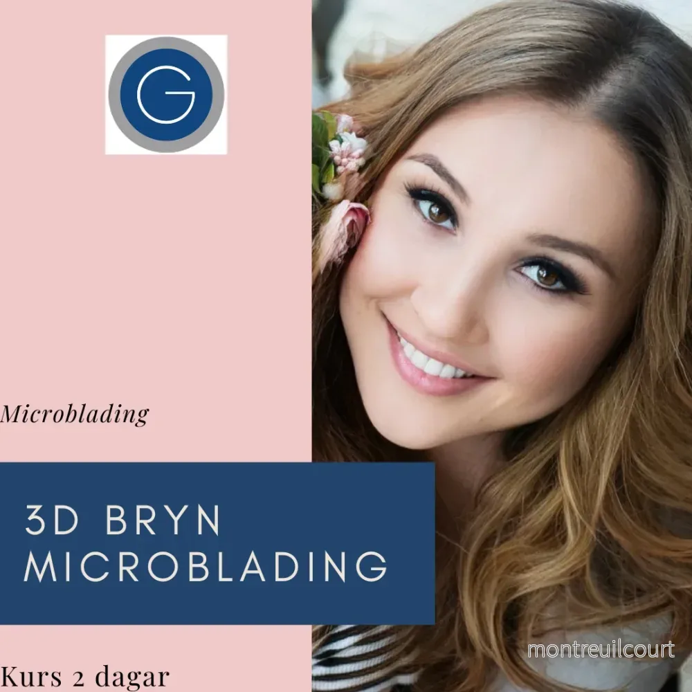 Kurs i Microblading metod - Hårstrå teknik, 1 +1 dag inkl start kit