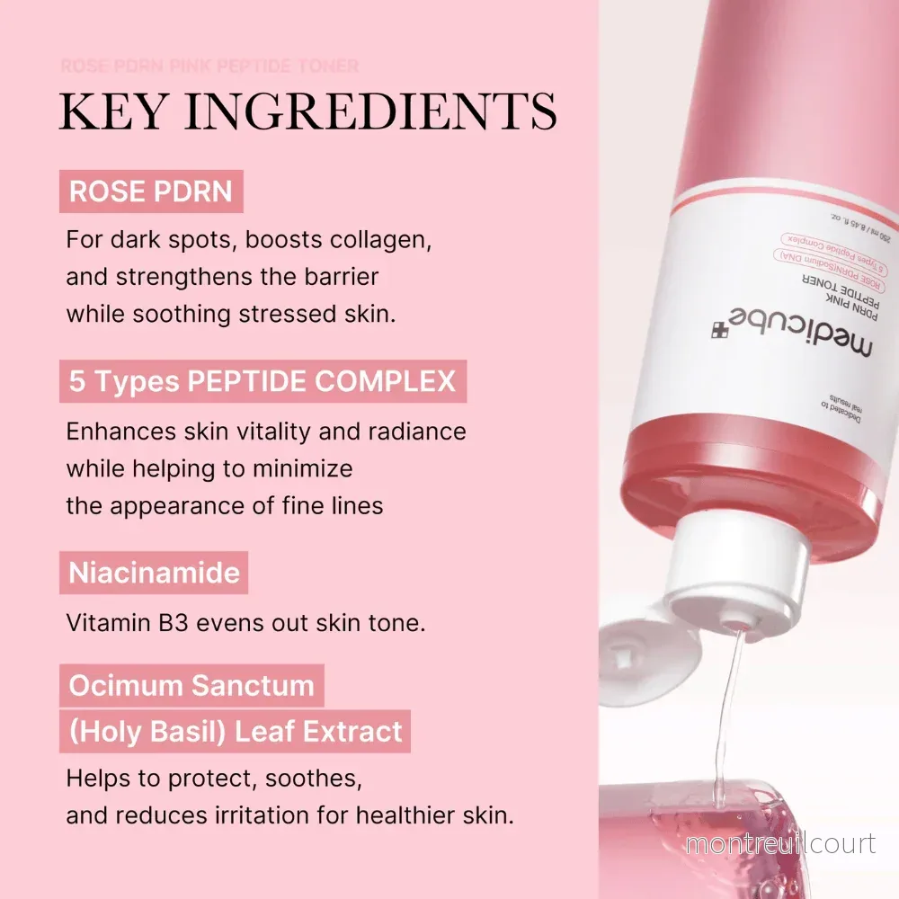 Medicube PDRN Pink Cica Soothing Toner 250ml - Bild 2