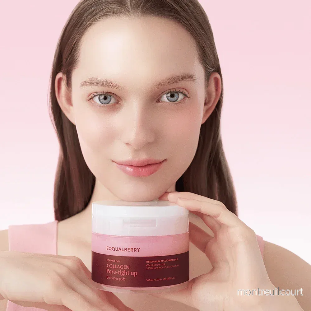 Eqqualberry Collagen Pore-Tight Up Gel Toner Pads - Bild 2