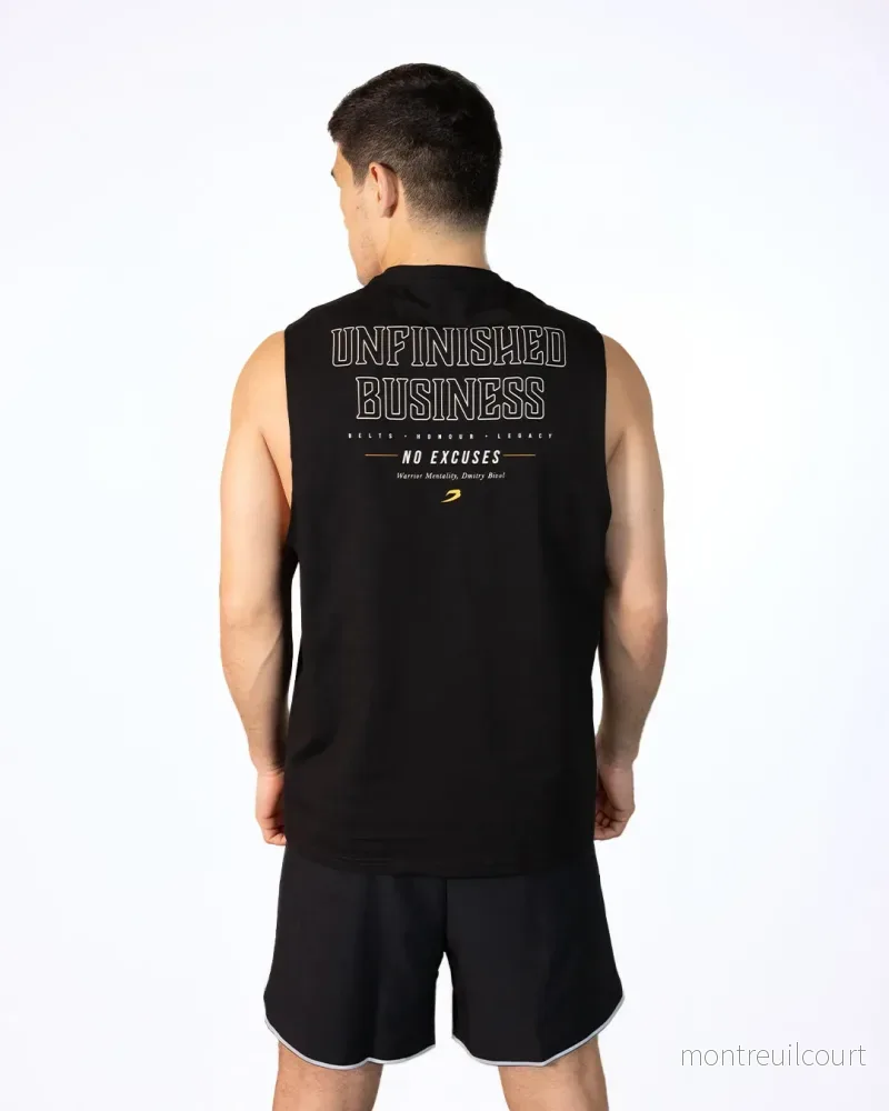 Bivol x BOXRAW Unfinished Business Muscle Tank – Svart Bivol x BOXRAW Unfinished Business Muscle Tank – Svart