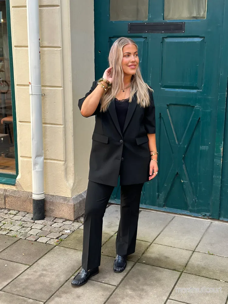 SELECTED FEMME - RITA SS RELAXED BLAZER - BLACK - Bild 2